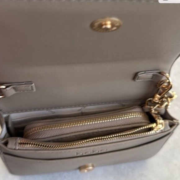 Bebe Tan Quilted Women's Bag Set - Picture 3 of 9